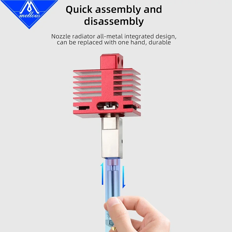 Mellow GHC TZ4.0 Nozzle High-Flow Hardened Steel Nozzle DLC coating For TZ4.0 Hotend Bambu Lab X1/P1P/P1S 3D Printer