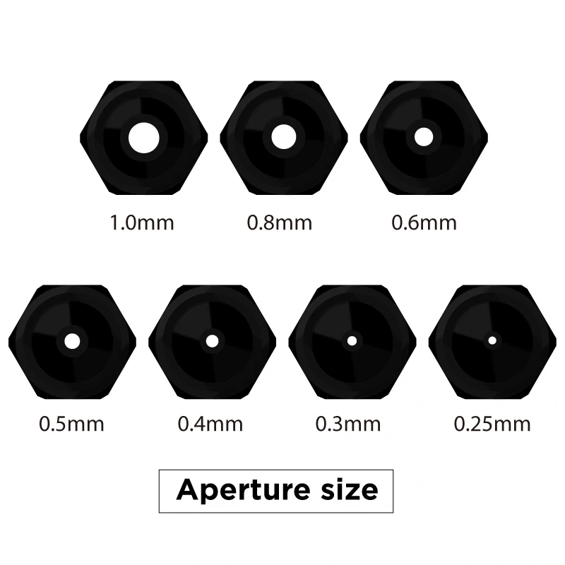Mellow nozzle Top quality Sharp A2 Hardened steel NF V6 Nozzles For Printing PEI PEEK or Carbon fiber filament for HOTEND