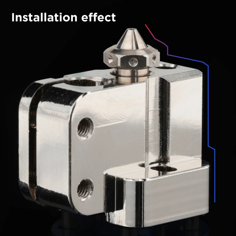 Mellow 3D Printer NF-SC Volcano Plated Copper 0.4mm M6 Volcano Nozzle For E3D V6 Volcano J-head Hotend Sidewinder X1& Genius