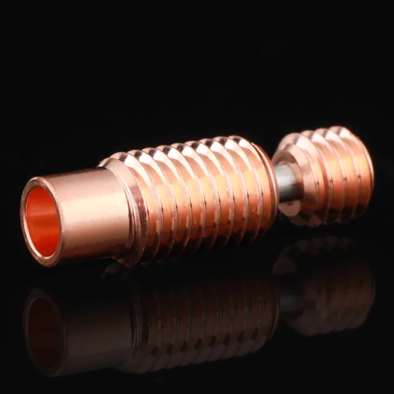Mellow NF V6 Crazy Heat Break Copper & Stainless Steel 3D Printer parts Nozzle Throat For 1.75mm  V6 HOTEND Heater Block