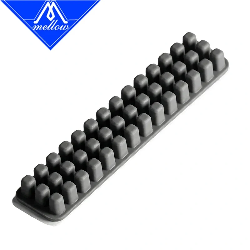 Mellow Nozzle Brush - Premium Silicone Wiper Cleaning Tool,Easy Install,High-Temp Resistant For Bambu Lab A1/A1 Mini 3D Printer