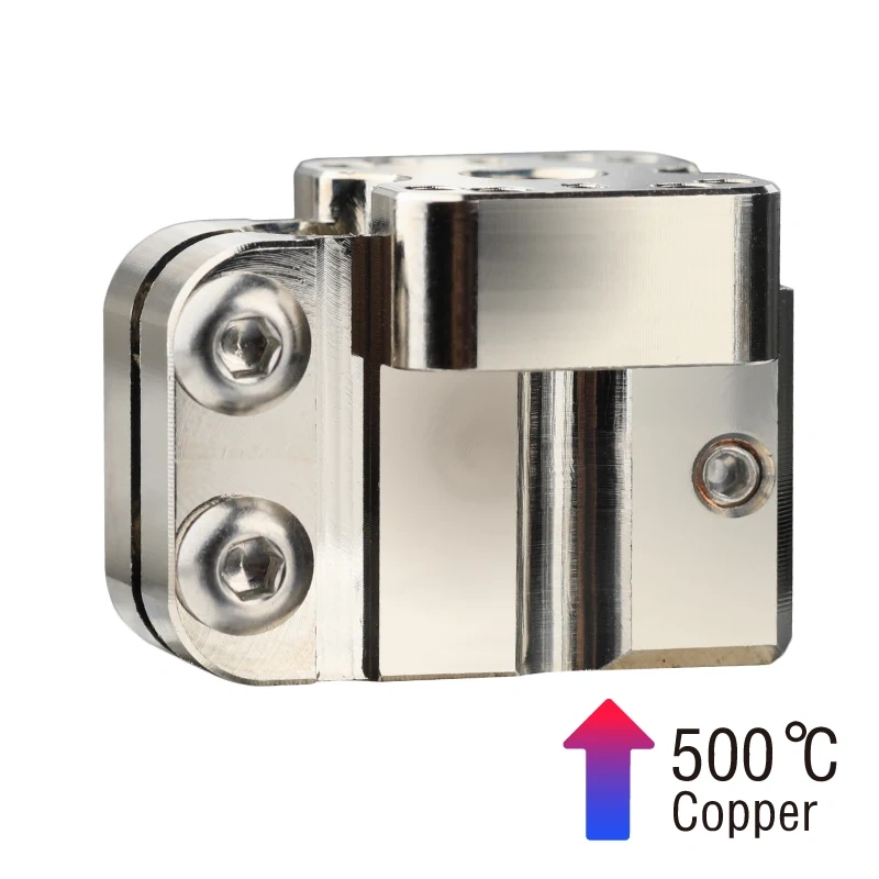Mellow NF-Crazy-Volcano Heater Block Copper/Aluminum For 3D Printer NF-Crazy Hotend Dragon Hotend Volcano Nozzle