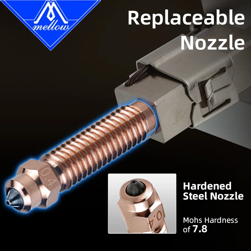 Mellow All Metal HC Centauri Carbon Hotend Titanium Heat Break  Extruder Kit For Upgrade Elegoo Centauri Carbon 3D Printer Parts