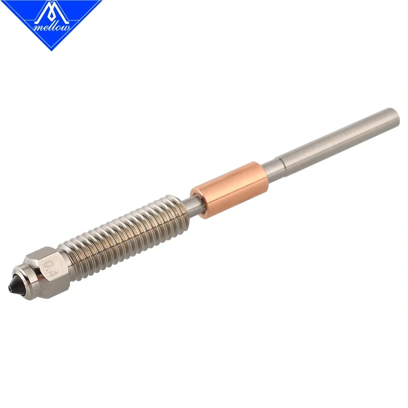 Mellow DLC K1C HC Nozzle High Flow Bimetallic Durability Copper&Hardened Steel  Upgraded  For Creality K1 Max/K1C/Ender-3