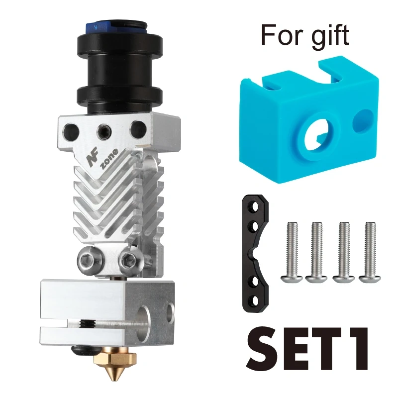 Mellow NF Zone-v6 J-head Hotend Bowden Extruder Kit Aerospace Materials For  V6 Hotend Cooling Fan Bracket 3D Printer Parts