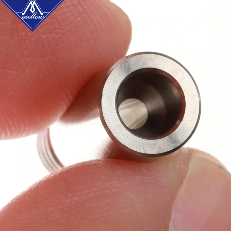 Mellow Titanium TC4 All Metal Chimera Extruder Heat break V6 Dual Hotend J-Head Throat 1.75mm Filament 3D Printer Parts