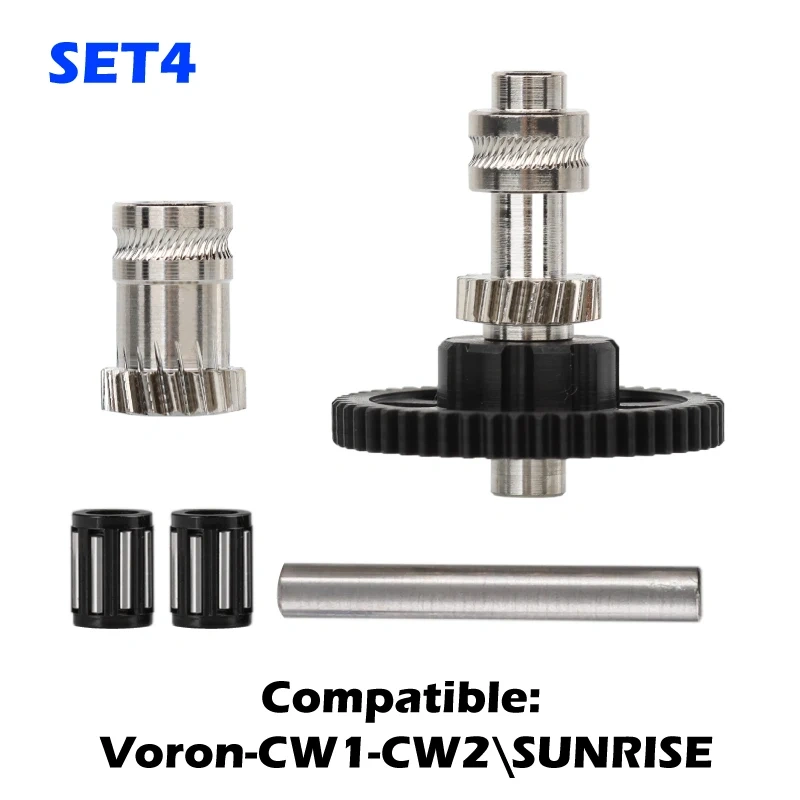 Mellow DIY Integrated Shaft Direct Drive ISG Gear Kit For DDG NF Sunrise / Voron Cw1 Cw2 Extruder 3D Printer Parts