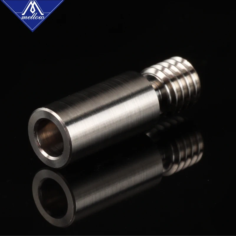 Mellow Titanium TC4 All Metal Chimera Extruder Heat break V6 Dual Hotend J-Head Throat 1.75mm Filament 3D Printer Parts