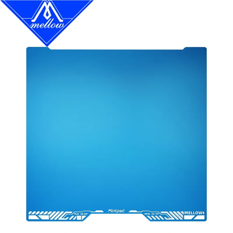 Mellow MintPad Cool Plate Build Surface for Bambu Lab H2D H2S 3D Printer Low Temp Adhesion Dual-Sided Flexible Bed