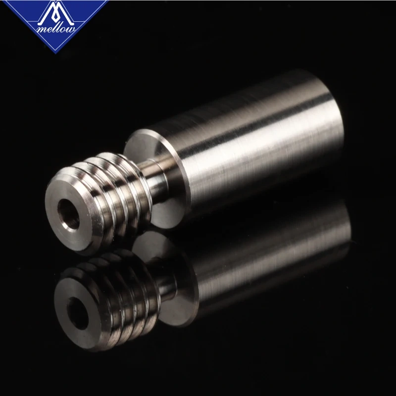 Mellow Titanium TC4 All Metal Chimera Extruder Heat break V6 Dual Hotend J-Head Throat 1.75mm Filament 3D Printer Parts