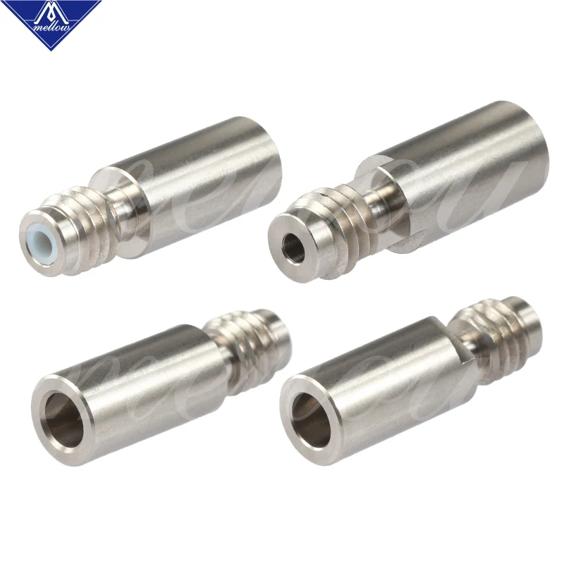 Mellow Upgraded All Metal/Teflonto NF V6 Kraken Heat Break Cyclops And Chimera Hotend 2 In 1 Out Nozzle Throat For Dual Extruder