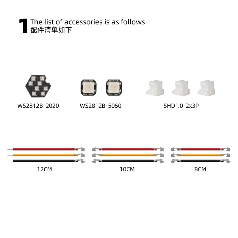 Mollow Voron NeoPixel RGBW Mini Button PCB Leds V2 For Voron2.4 Trident 3D Printer DIY STEALTHBURNER LED Kit