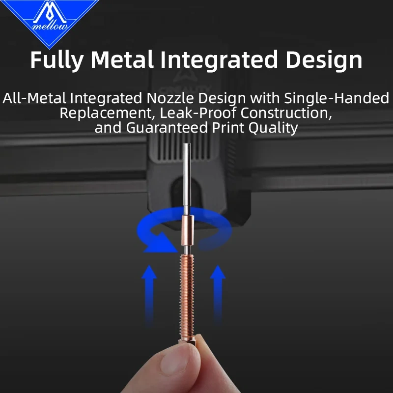 Mellow GHC K2 Plus Nozzle High-Flow Hardened Steel Nozzle DLC Coating For Creality K2 Plus 3D Printer Accessories