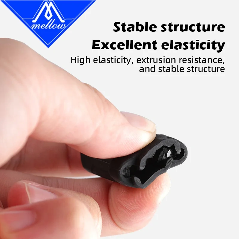 Mellow 2Pcs Heatcore4 / FluxHeat Heating Block Hot End Silicone Sock For DIY 3D Printer Hotend Socks