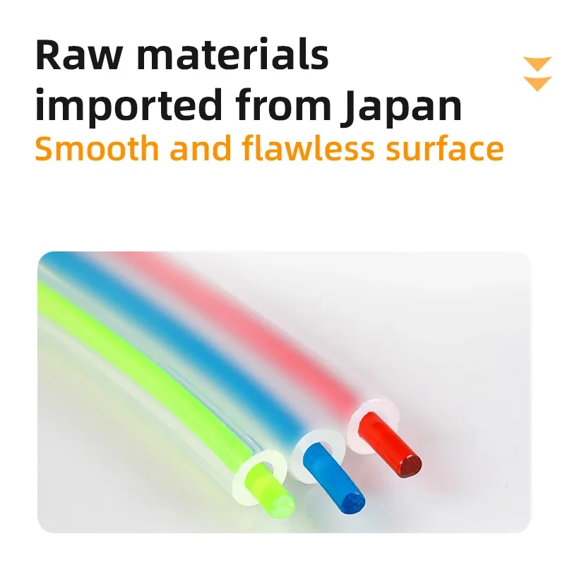 Mellow Japanese Materials PTFE Tube 2.5mm IDx4mm OD Teflonto Pipe 3D Printer For Bambu Lab AMS A1/A1 mini /P1P/P1S/X1C
