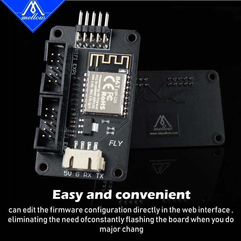 2021 Mellow FLY-F407ZG + Wifi 9 Motor Drives Reprap 32-Bit For TMC2225 TMC2209 Motherboard With 6 Extruder 3D Printer  Voron