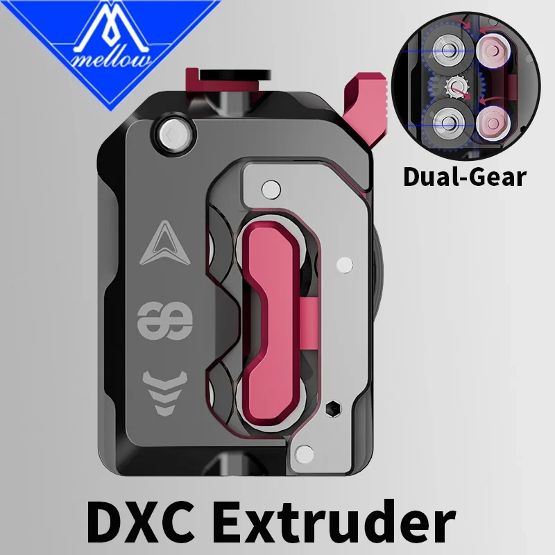 Mellow Newest 3D Printer TPU Phaetus DXC Extruder Helical Gears Dual-drive Standard Version Creality K1 / K1 Max / K1C