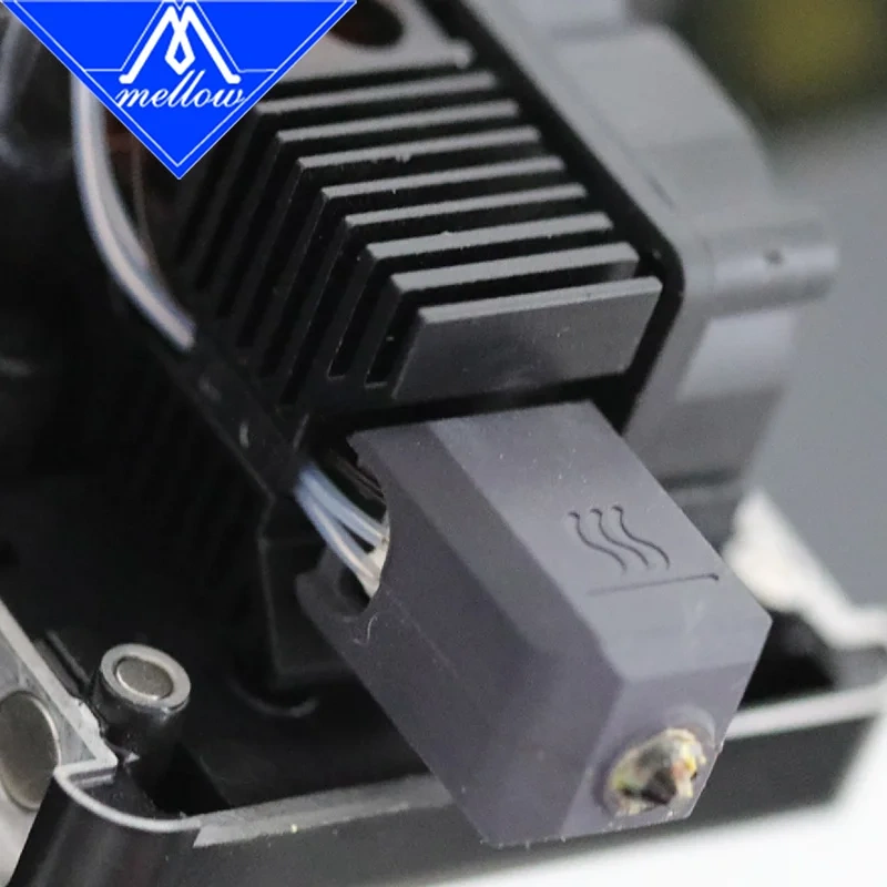 Mellow For Snapmaker U1 Hotend Silicone Socks Kit Anti-Leakage Heat Protective Sleeve & Top Nozzle Seal For Stable Extrusion