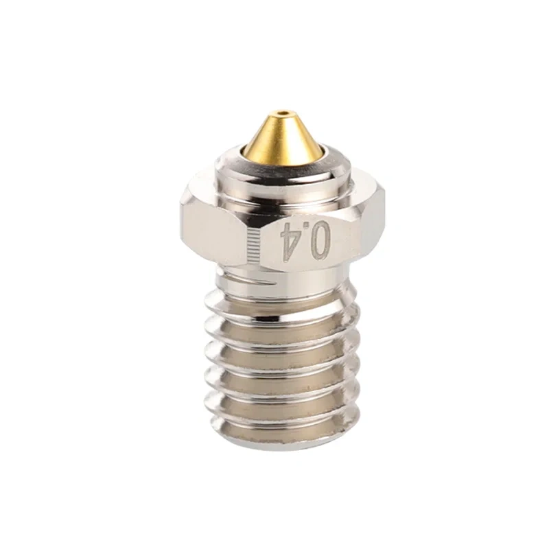 Newest Mellow Gold DLC Hardened Steel & Copper Wear Resistant Bimetal GHC V6 Nozzle For V6 / Volcano Hotend DIY 3D Printer