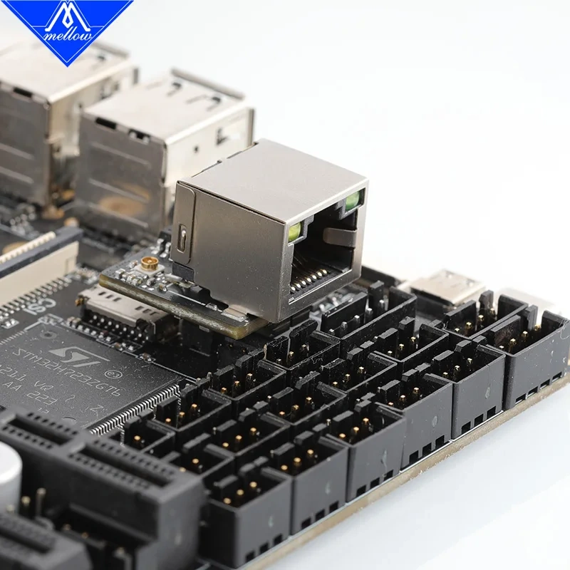 Mellow 1Pcs FLY NetFlex Board Wifi ESP32 / Ethernet Board 1.7M/S RepRap Firmware RRF Duet Wifi For E3 V2 Super 8 SKR 2 Octopus