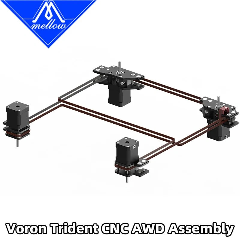 Mellow CNC VCProjects LDO_AWD Upgrade Kit AWD Mount For DIY Voron Trident 3D Printer Long Shaft Motor Motor