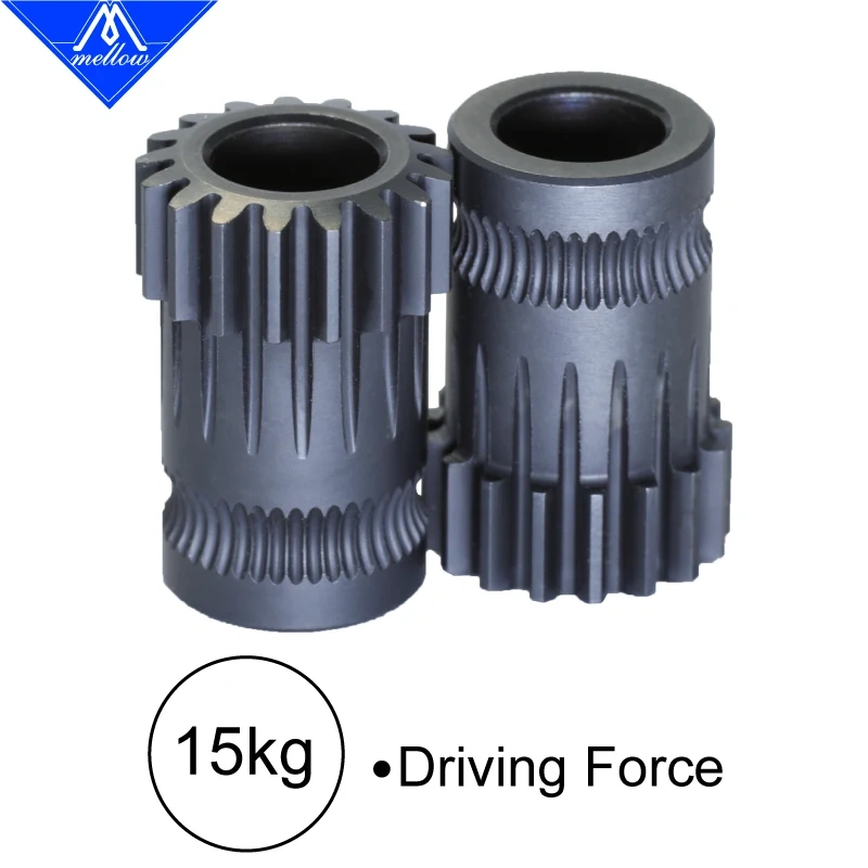 Mellow DIY RNC Nitrogen-Based Chain Super Wear-Resistant Extrusion Wheel DDG Direct Drive Basic Kit For DDG Sherpa Mini Extruder