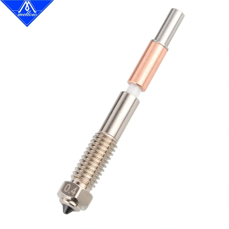 Mellow 3D Printer QIDI Plus4 Bimetal Nozzle With Ceramic Insulation – Integrated Design For Quick Removal & Easy Replacement