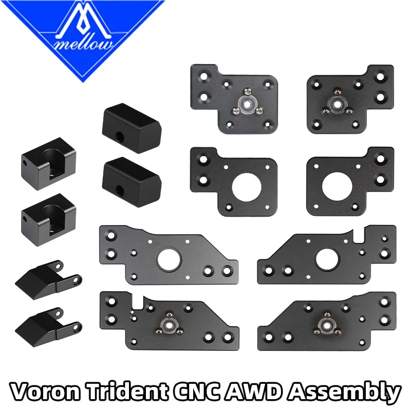Mellow CNC VCProjects LDO_AWD Upgrade Kit AWD Mount For DIY Voron Trident 3D Printer Long Shaft Motor Motor