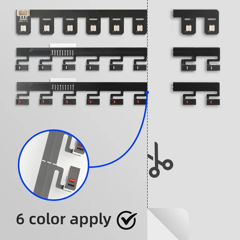 Mellow Fly ERCF V2 PCB Limit Switch Endstop & PCB RGB LED 6/8 color Rabbit 2.0 Enraged Rabbit Neopixels Switch For 3D Printer