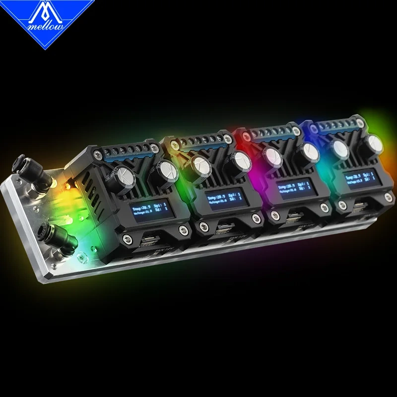 Mellow 5160plus Watercooling To Solve Overheating Of Tmc5160 Plus Driver Mos For HV 3D Printer VzboT Voron Hevort NEMA 17  / 23