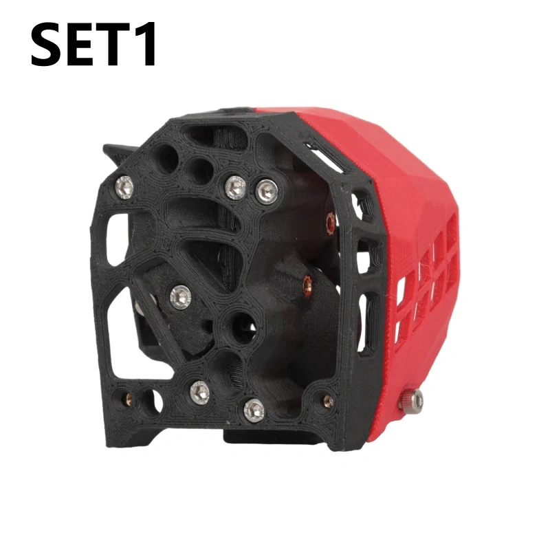 Mellow Hollow Voron 2.4 / Trident Cw2 Extruder Bracket Printed With ABS Carbon Fiber And Quenched To Withstand High Temperatures