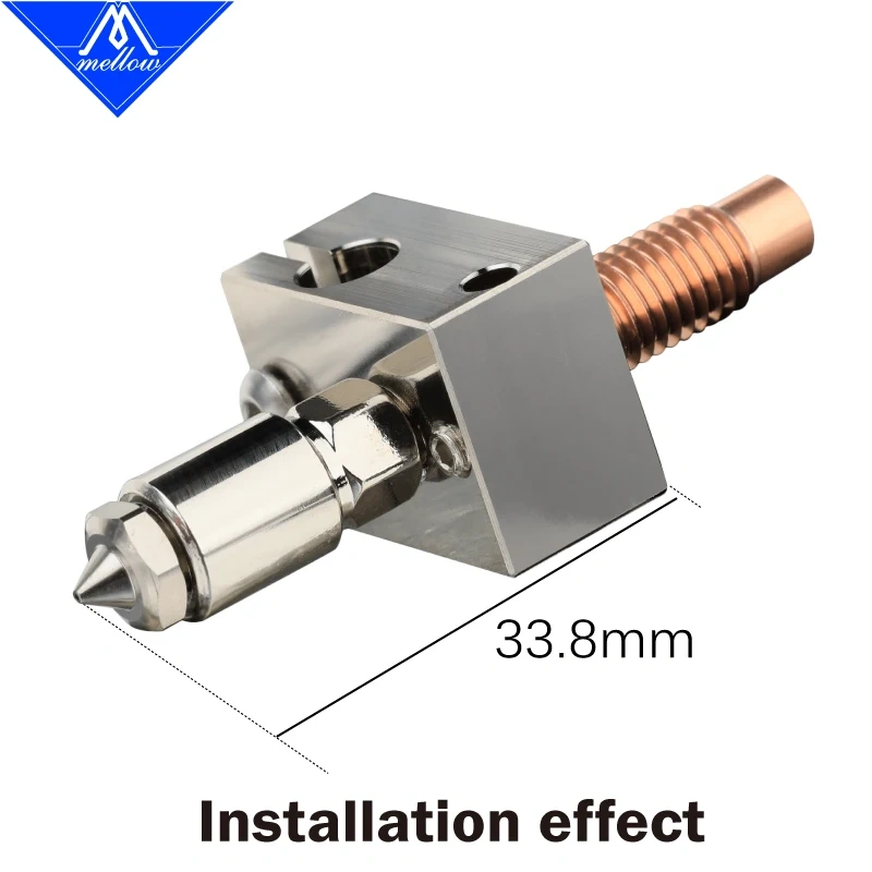 Mellow V6 Pro Adapter To Increase Super Flow Of V6 / RapidoHot End For High-speed 3D Printing And Adapt To Nozzles