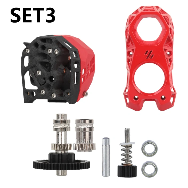 Mellow Hollow Voron 2.4 / Trident Cw2 Extruder Bracket Printed With ABS Carbon Fiber And Quenched To Withstand High Temperatures