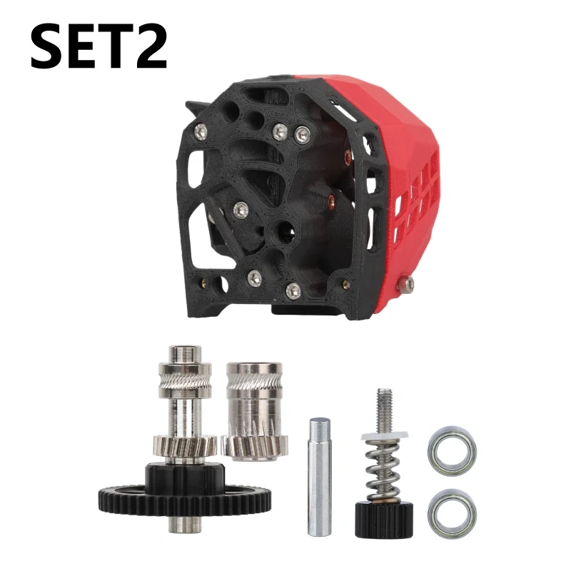 Mellow Hollow Voron 2.4 / Trident Cw2 Extruder Bracket Printed With ABS Carbon Fiber And Quenched To Withstand High Temperatures