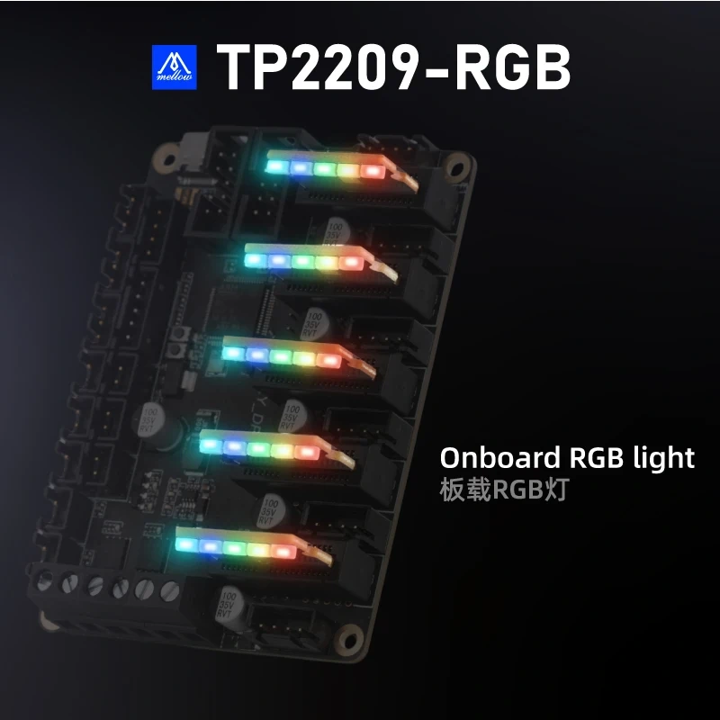 Mellow Fly-DP5 Control Board 32-bit ARM Chip, PCIe,RGB Driver,CAN Bus,DIAG Homing, and Klipper Support For DIY 3D Printer Parts
