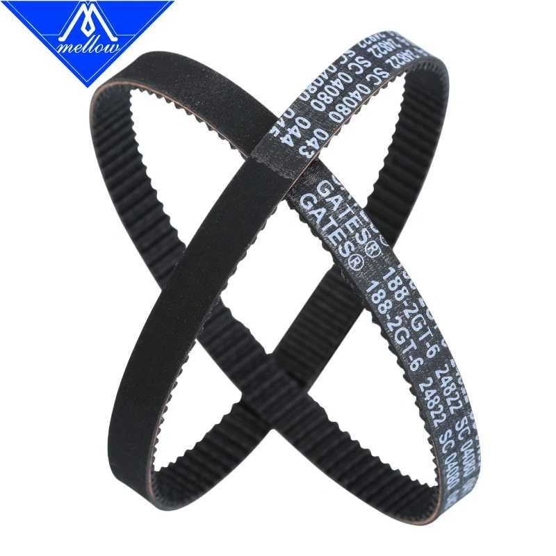 Mellow High Temperature Resistance Voron 2.4 3D Printer GT2 Width 6mm Timing Belt Loop EPDM GATES-188-2GT Gear Synchronous Belt