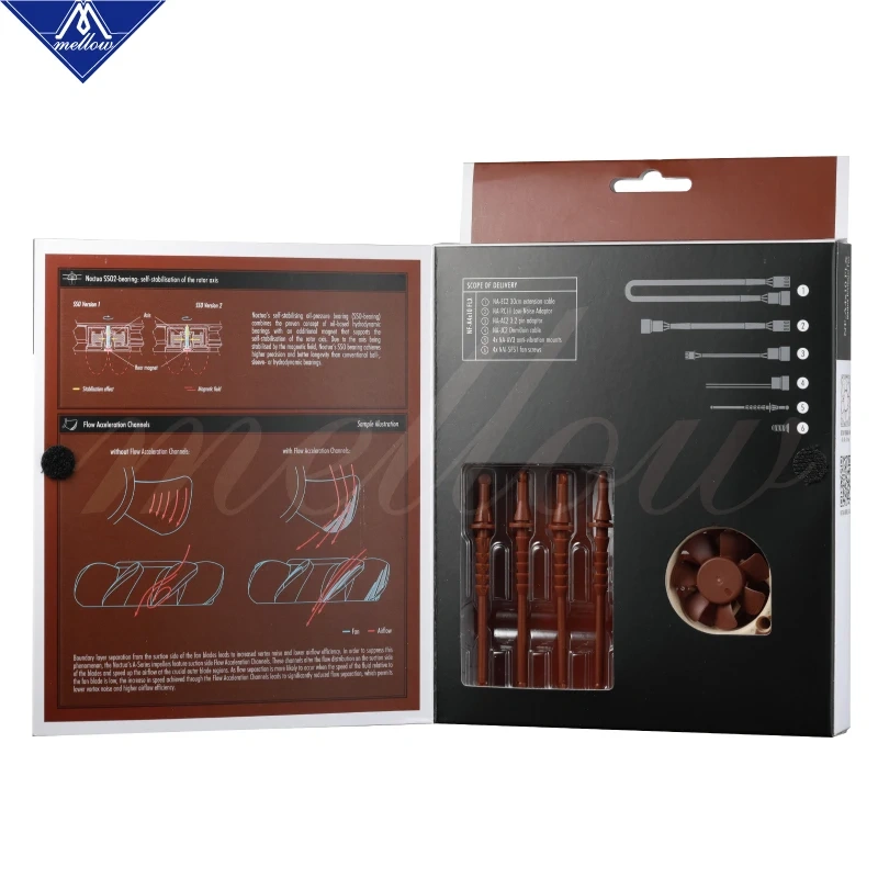 3D printer Fan Noctua NF-A4x10 FLX 5V/12V Premium Quiet Cooling fan 4010(40*40*10mm)for ENDER 3 heatsink cooler cooling 3pin