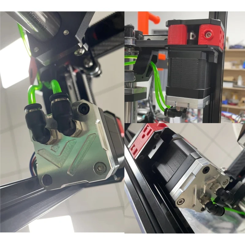 VzBoT's Mellow Watercooling Plate Nema17: Precision Cooling for 3D Printer Motors