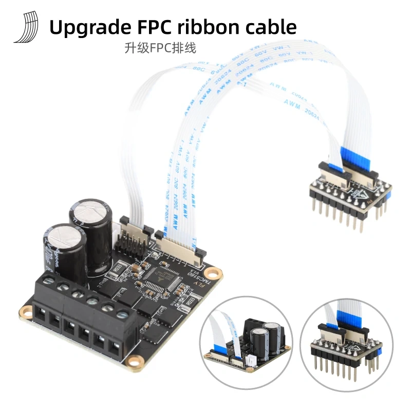 Mellow Fly 24V/48V HV TMC5160 Pro V1.5 Stepper Motor Driver StepStick SPI Silent For Marlin / Klipper / RRF 3D Printer Parts
