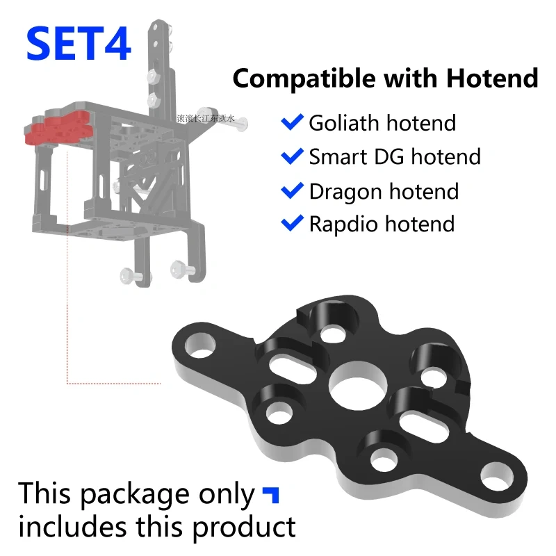 Mellow Alll Metal CNC ZeroG Printhead Bracket For Goliath Crazy Dragon Hotend Sherpa Extruder Mini Mercury Ender 5 S1 3D Printer