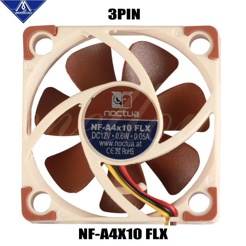 3D printer Fan Noctua NF-A4x10 FLX 5V/12V Premium Quiet Cooling fan 4010(40*40*10mm)for ENDER 3 heatsink cooler cooling 3pin