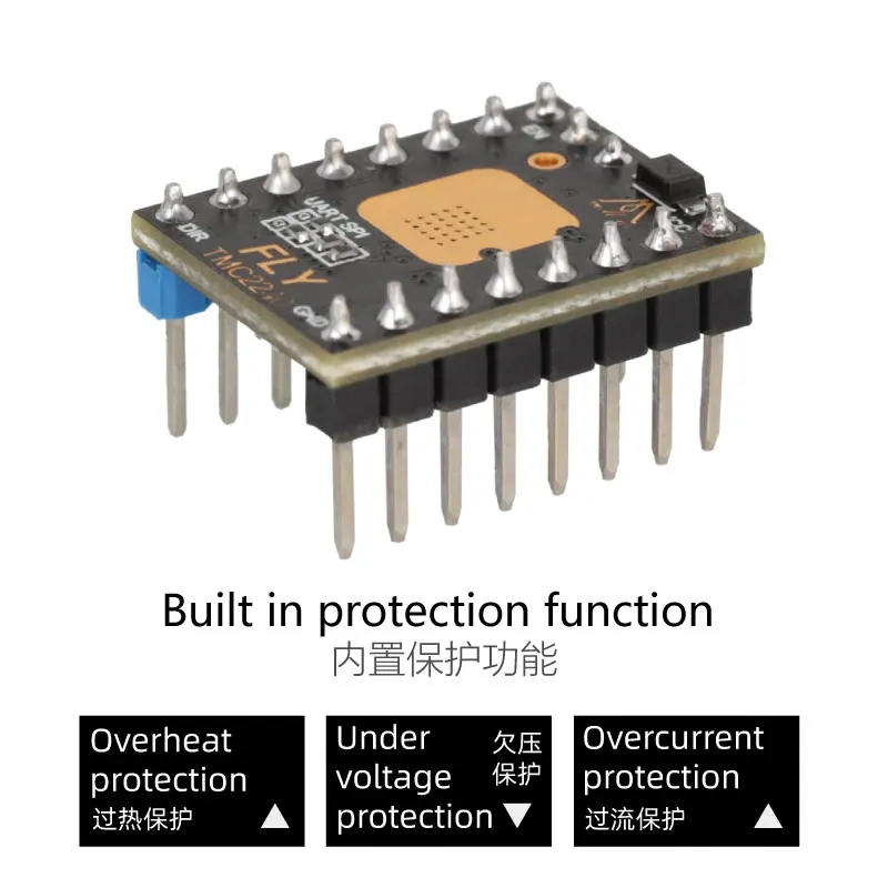 Mellow TMC2240 V1.0 Stepper Motor Driver SPI/UART Silent Driver 3D Printer Parts For Voron VzBoT Prusa Ender3 Replace TMC2209