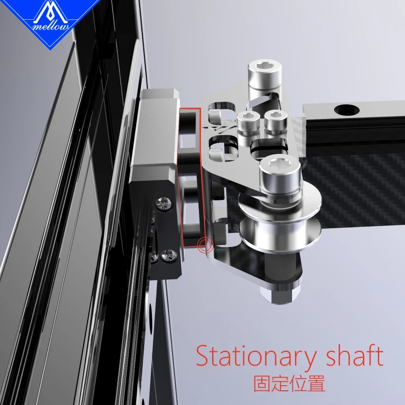 Mellow 2Pcs Lightweight High-Precision CNC VzBoT Aluminum Y Gantry Spacer for Ultra-Fast 3D Printer VzBoT MGN12/12H/9C