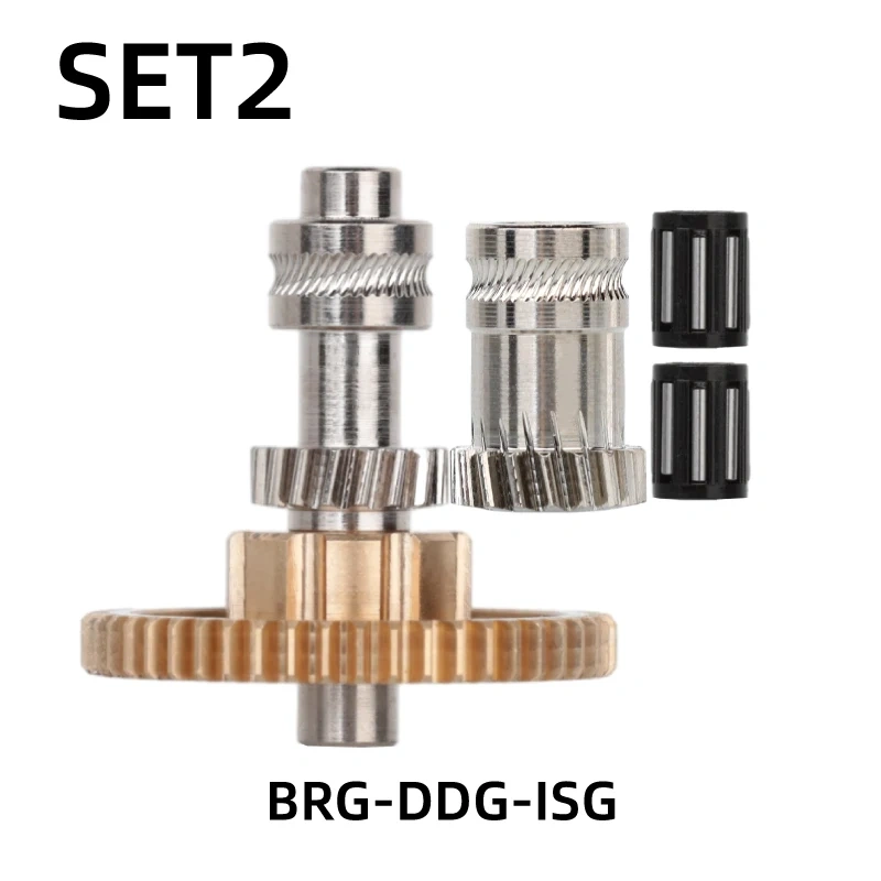 Mellow Brass BRG Gear Kit For Vz-Hextrudort-Low DDG NF Sunrise / Voron Cw1 Cw2 Sherpa Mini Micro Extruder DIY 3D Printer Parts