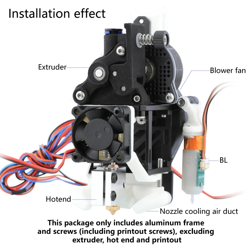 Mellow CNC Aluminium RatRig and Hevort Printhead Bracket mgn9 For Goliath Crazy Dragon Hotend VZ Extruder Sherpa Mini 3D Printer