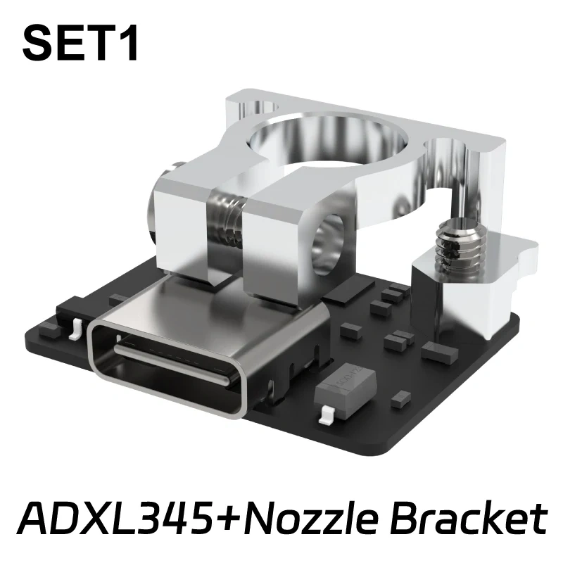 Mellow Lightweight Aluminum V6 Nozzle Bracket For 3D Printer ADXL345 Accelerometer Optimize 3D Printing Performance