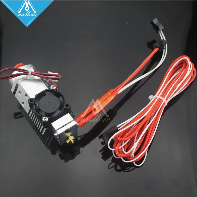 Mellow 3D Printer parts Reprap I3 3 in 1 out Multi-color Three Colors Switching Hotend kit, THC-01 Bowden Extruder hot end