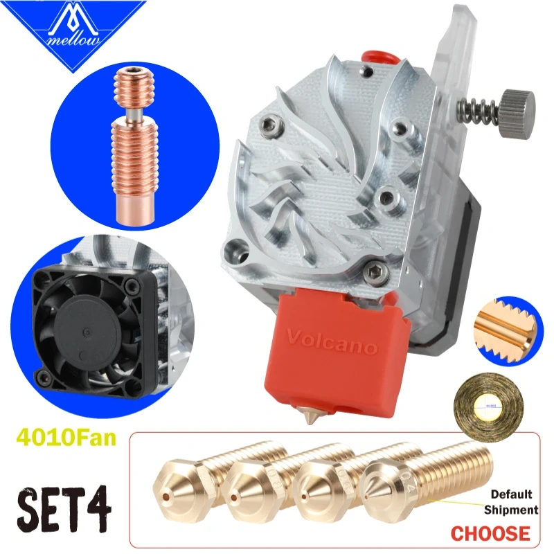 Mellow RCN Nano Coated RN-WIND V1.1 Extruder High Hardness HV3300 Dual Drive Gear For Ender 3 53D Printer Parts Titan Aero