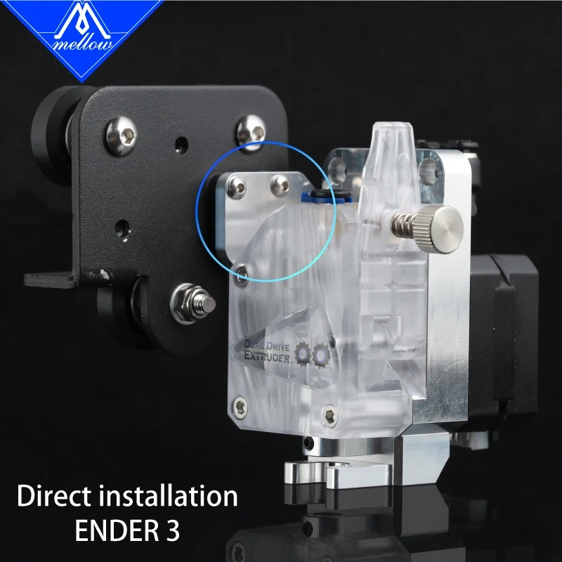Mellow 3D Printer Parts W-DDG Water Cooled Extruder For 1.75 MM Ender 3 J-head Anet A8 cr-10  V6 Super Volcano Nozzle Hotend