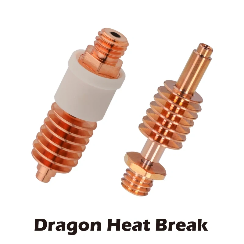 Phaetus Dragon Hotend Heat Sink Heatsink Adapter Heatbreak Spare Parts Compatible With Titan DDG Extruder 3D Printer Parts